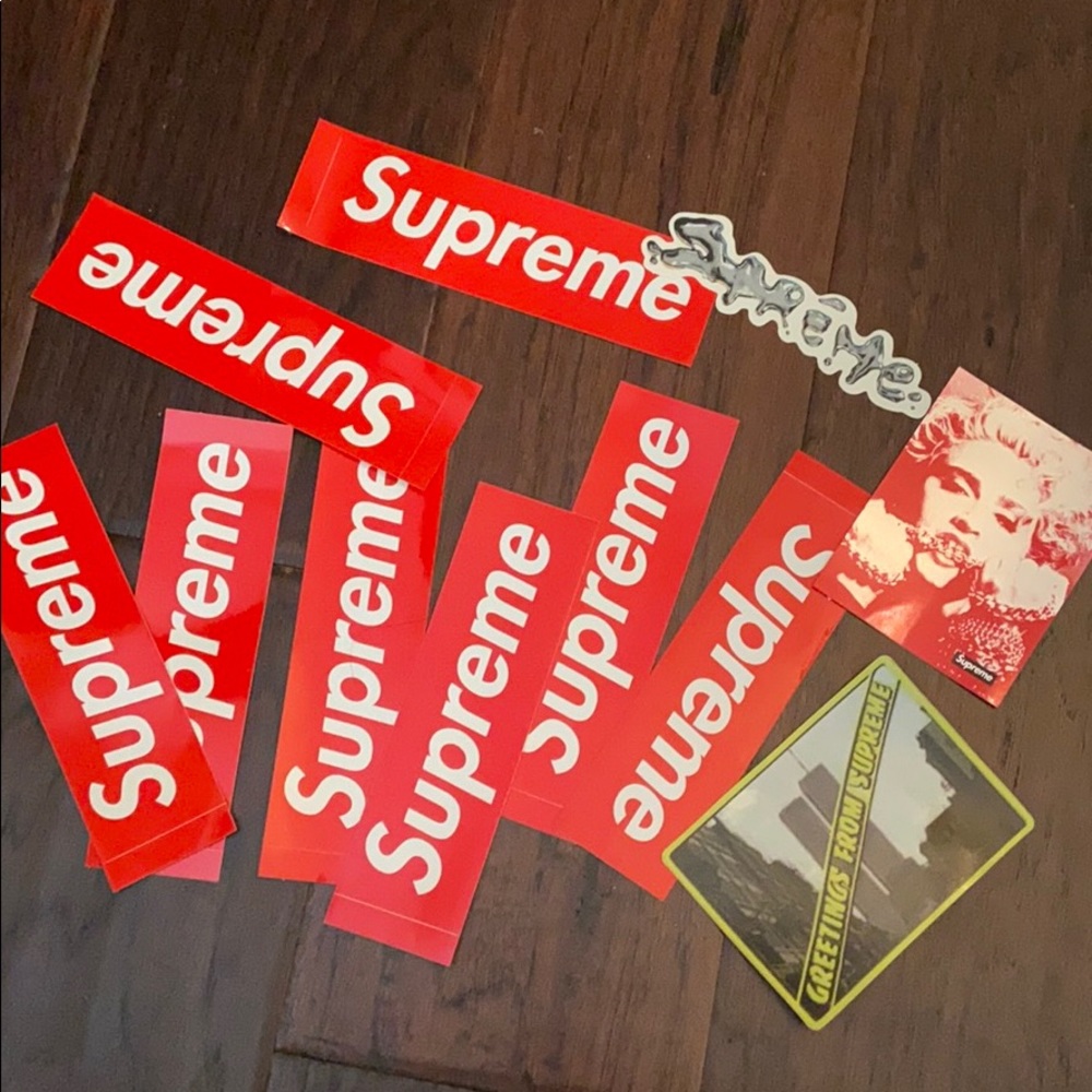 Supreme stickers